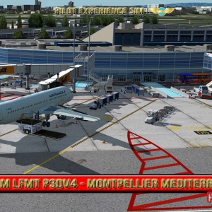 PILOT EXPERIENCE SIM – 法國-蒙彼利埃地中海國際機(jī)場 LFMT P3DV4